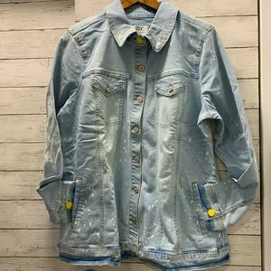 LOGO by Lori Goldstein x Smiley World Special Edition Jean Jacket